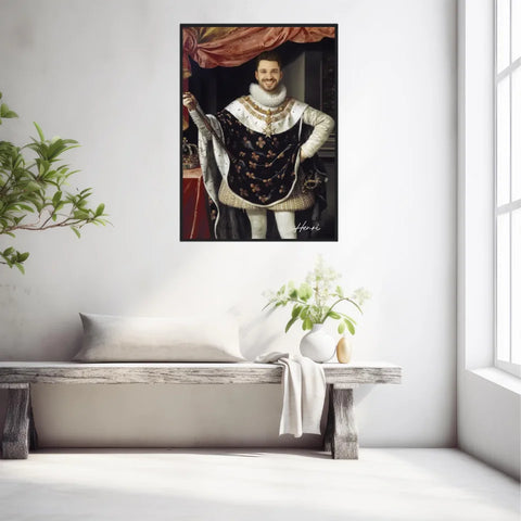 Tableau Homme Portrait Personnalisé Henri IV Roi de France