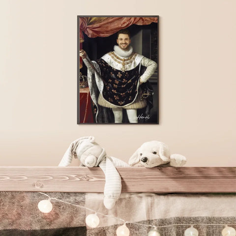 Tableau Homme Portrait Personnalisé Henri IV Roi de France