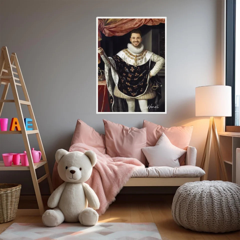 Tableau Homme Portrait Personnalisé Henri IV Roi de France