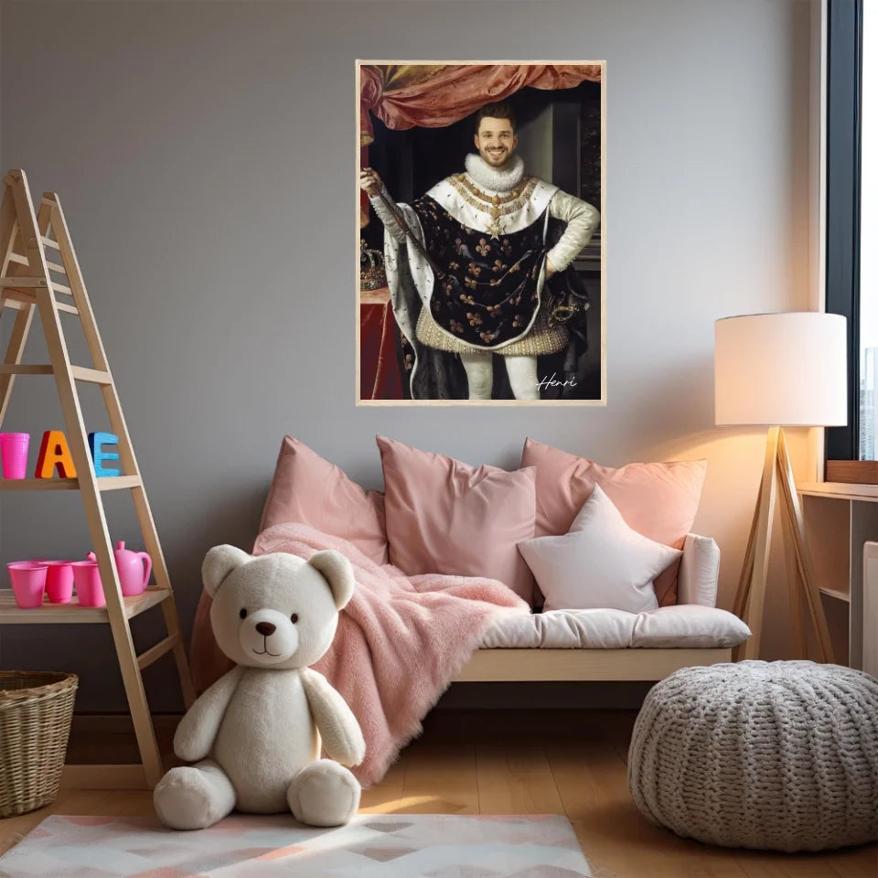 Tableau Homme Portrait Personnalisé Henri IV Roi de France