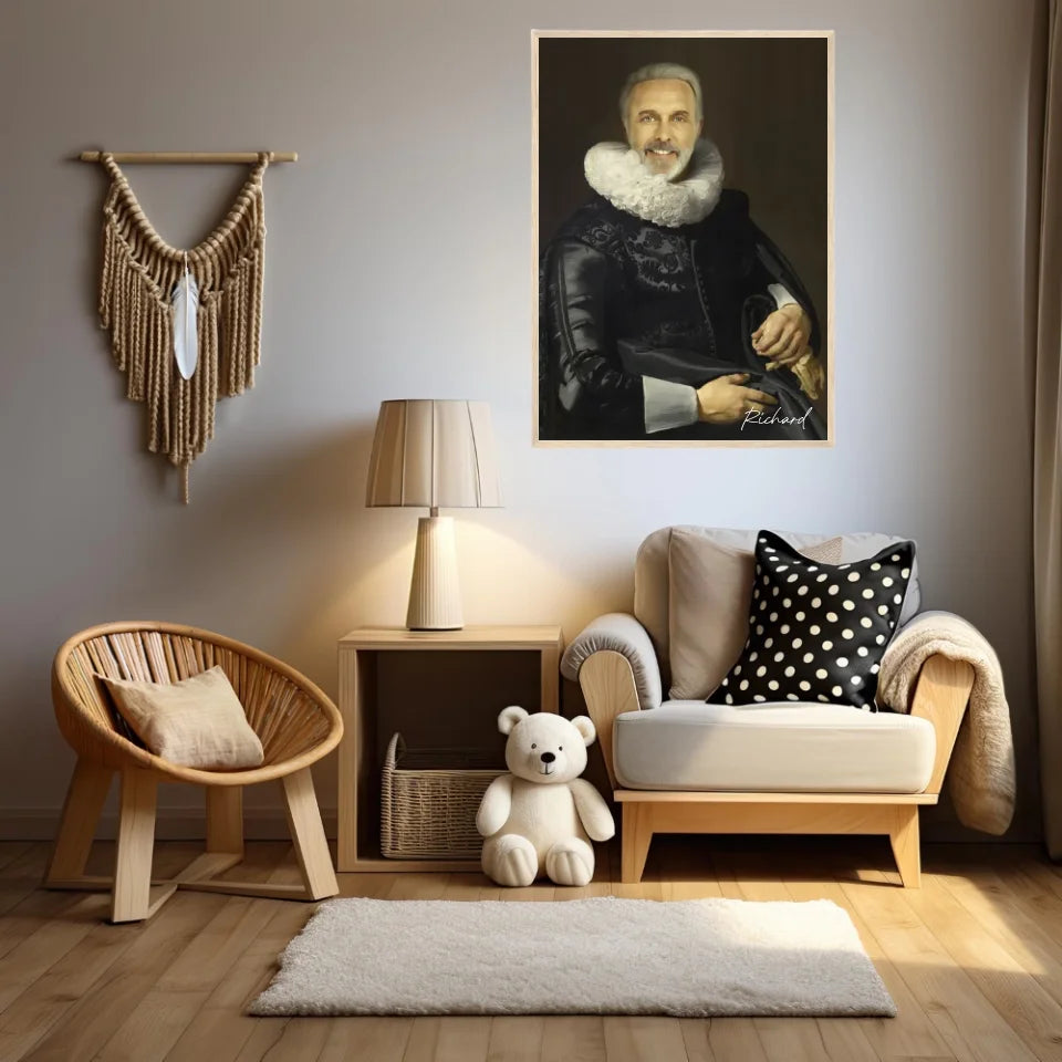 Tableau Homme Portrait Personnalisé Thomas de Keyser