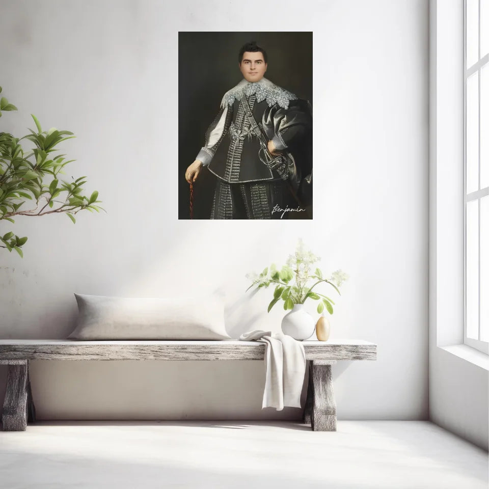 Tableau Homme Portrait Personnalisé Johan van Rechteren