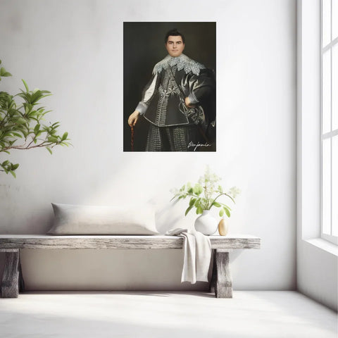 Tableau Homme Portrait Personnalisé Johan van Rechteren