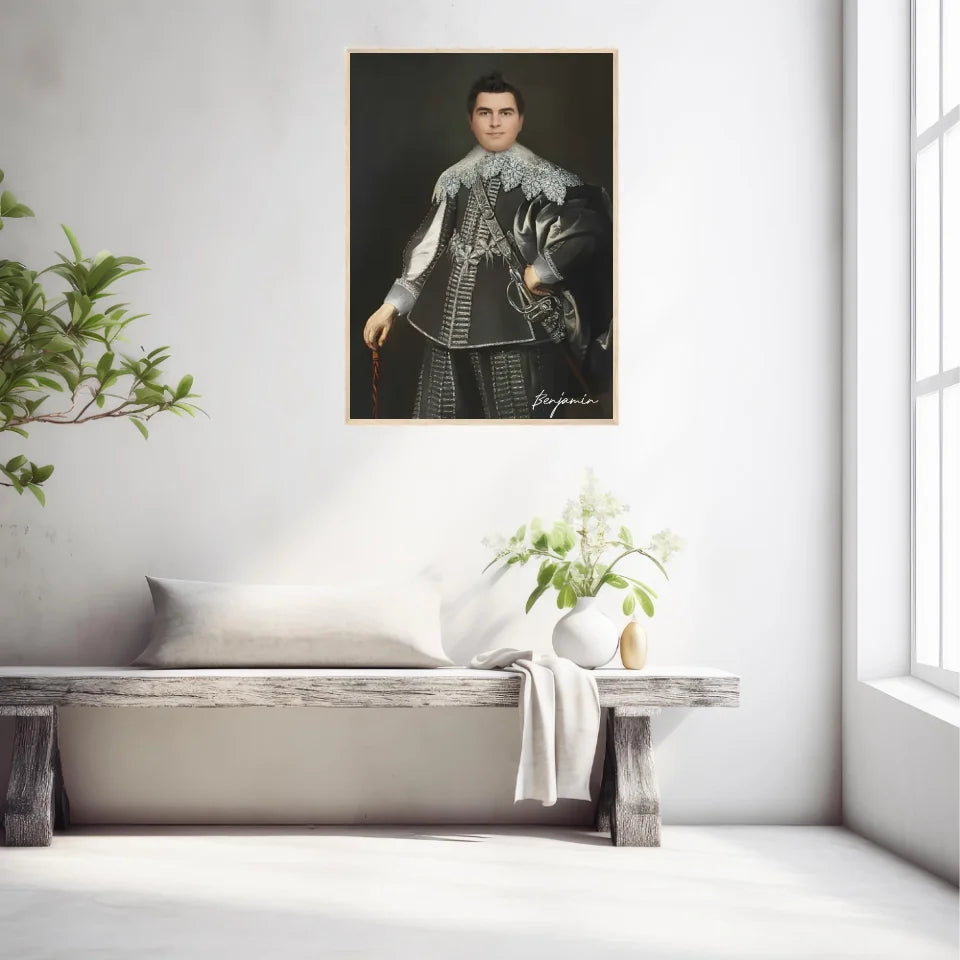 Tableau Homme Portrait Personnalisé Johan van Rechteren