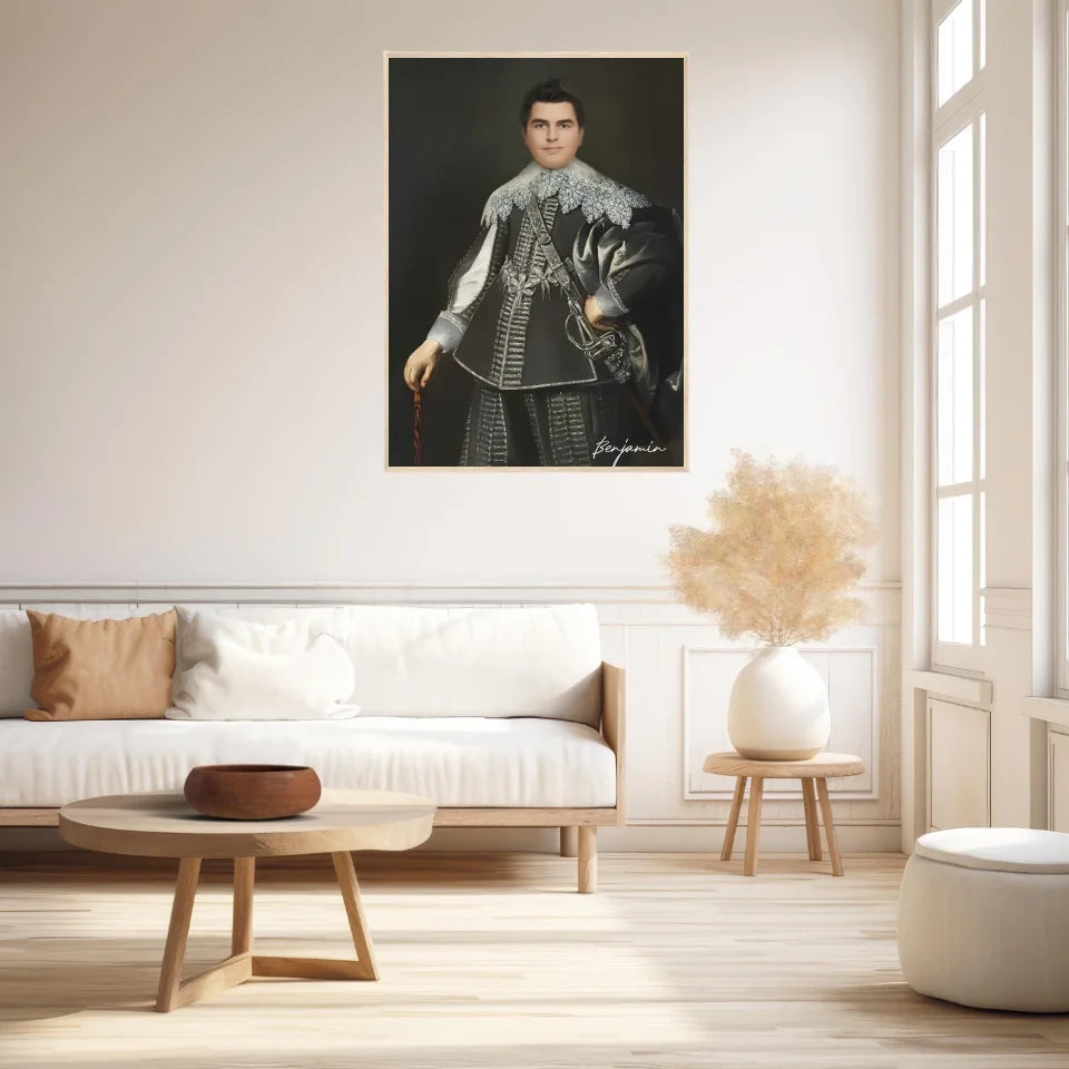 Tableau Homme Portrait Personnalisé Johan van Rechteren