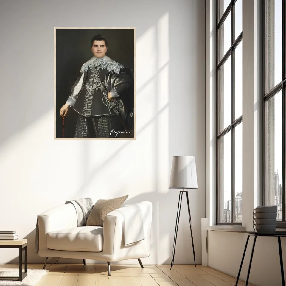 Tableau Homme Portrait Personnalisé Johan van Rechteren