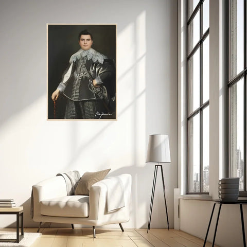 Tableau Homme Portrait Personnalisé Johan van Rechteren