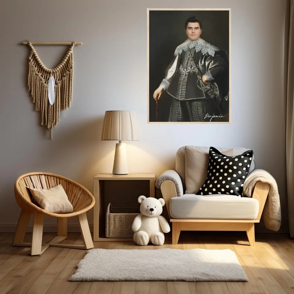 Tableau Homme Portrait Personnalisé Johan van Rechteren
