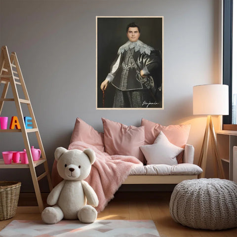 Tableau Homme Portrait Personnalisé Johan van Rechteren