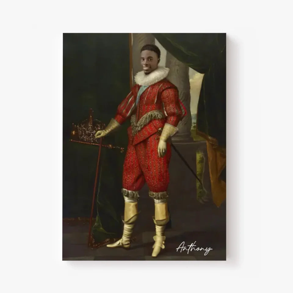 Tableau Homme Portrait Personnalisé Charles Ier roi d'Angleterre