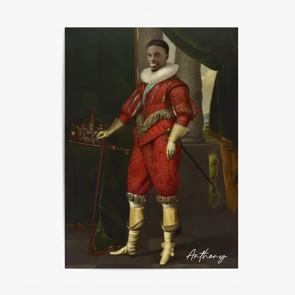 Tableau Homme Portrait Personnalisé Charles Ier roi d'Angleterre