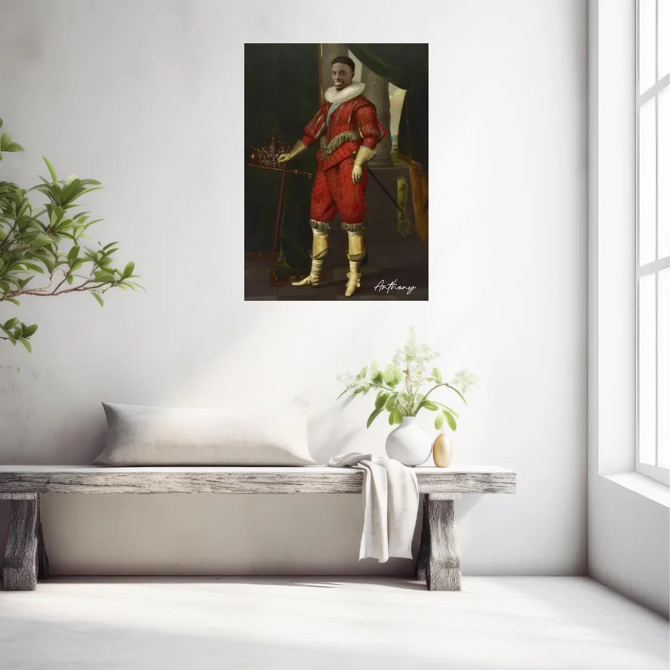 Tableau Homme Portrait Personnalisé Charles Ier roi d'Angleterre