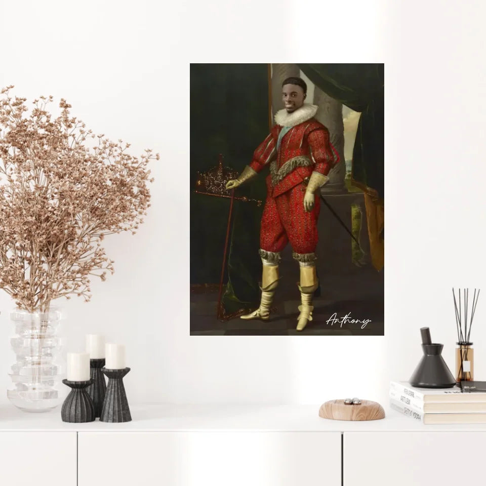 Tableau Homme Portrait Personnalisé Charles Ier roi d'Angleterre