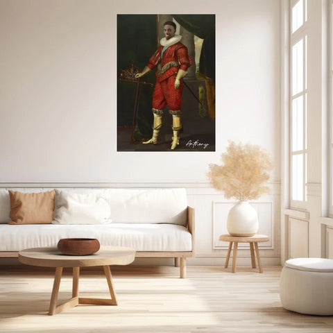 Tableau Homme Portrait Personnalisé Charles Ier roi d'Angleterre