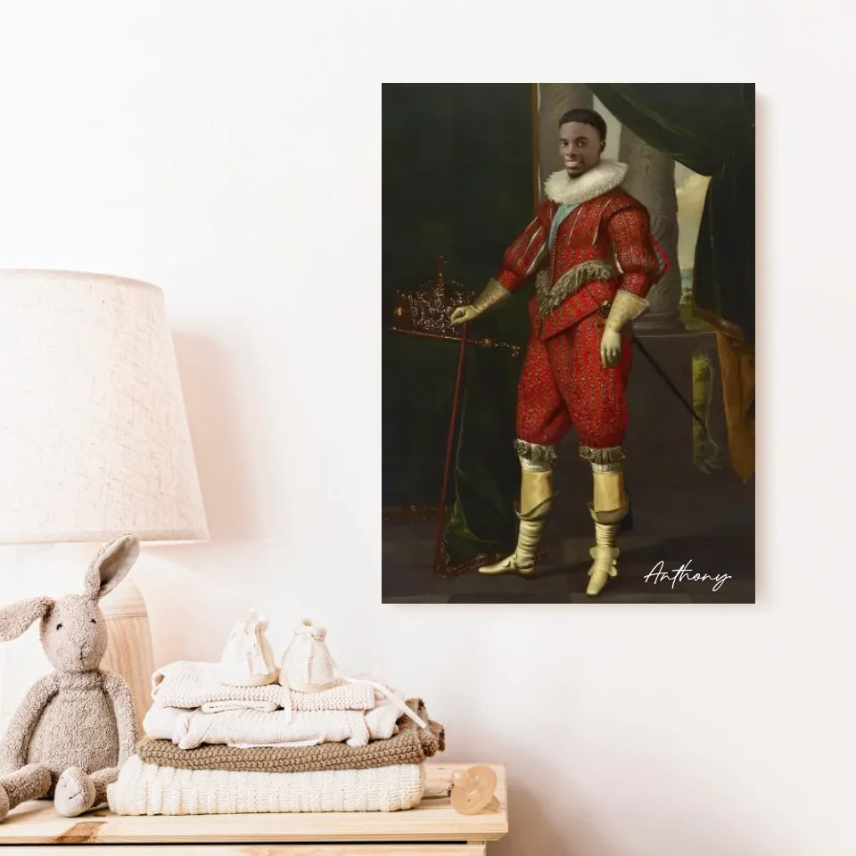 Tableau Homme Portrait Personnalisé Charles Ier roi d'Angleterre