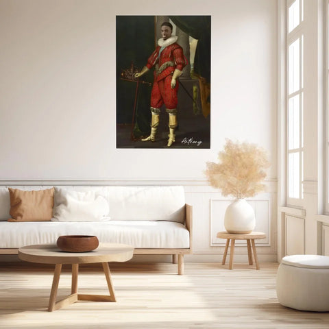 Tableau Homme Portrait Personnalisé Charles Ier roi d'Angleterre