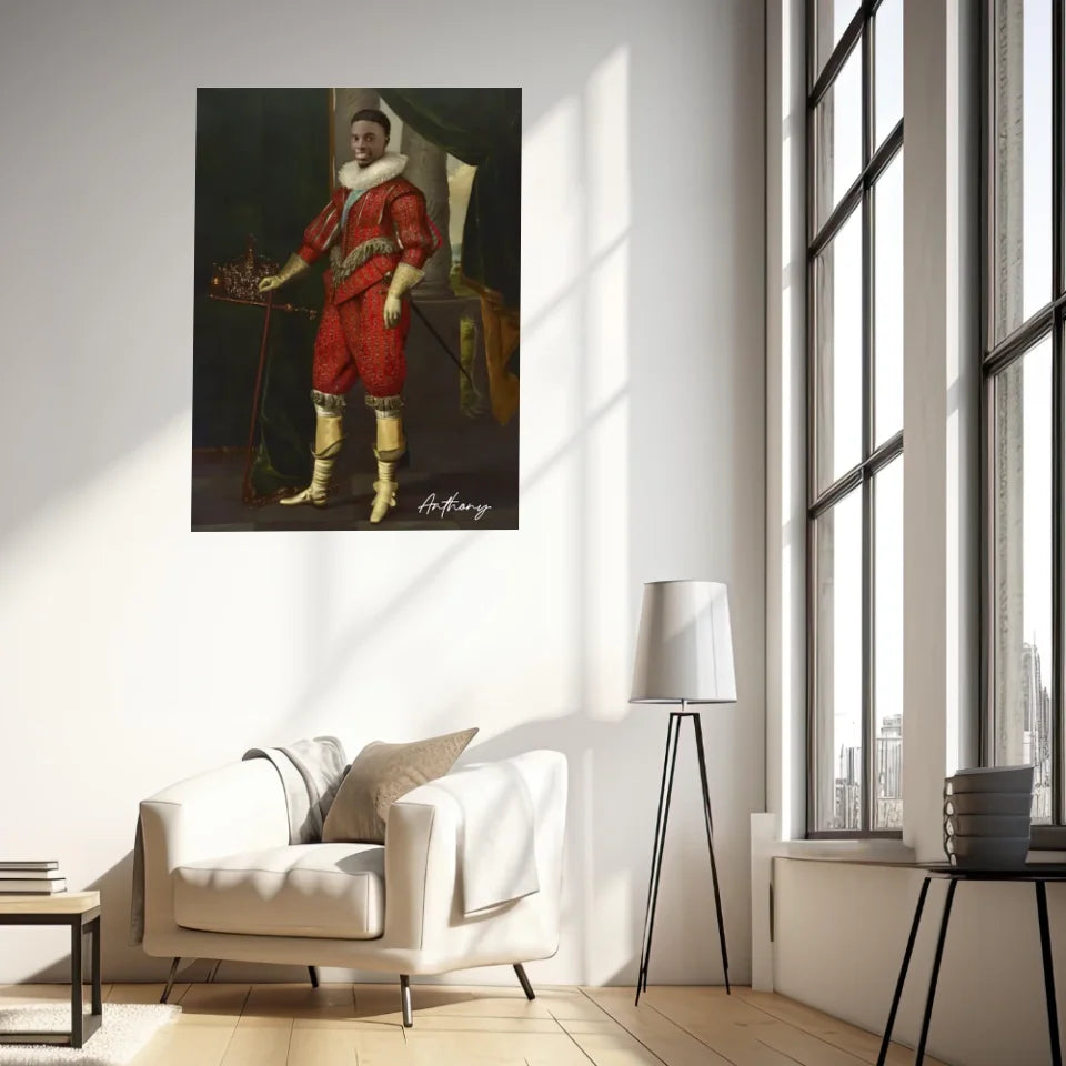Tableau Homme Portrait Personnalisé Charles Ier roi d'Angleterre