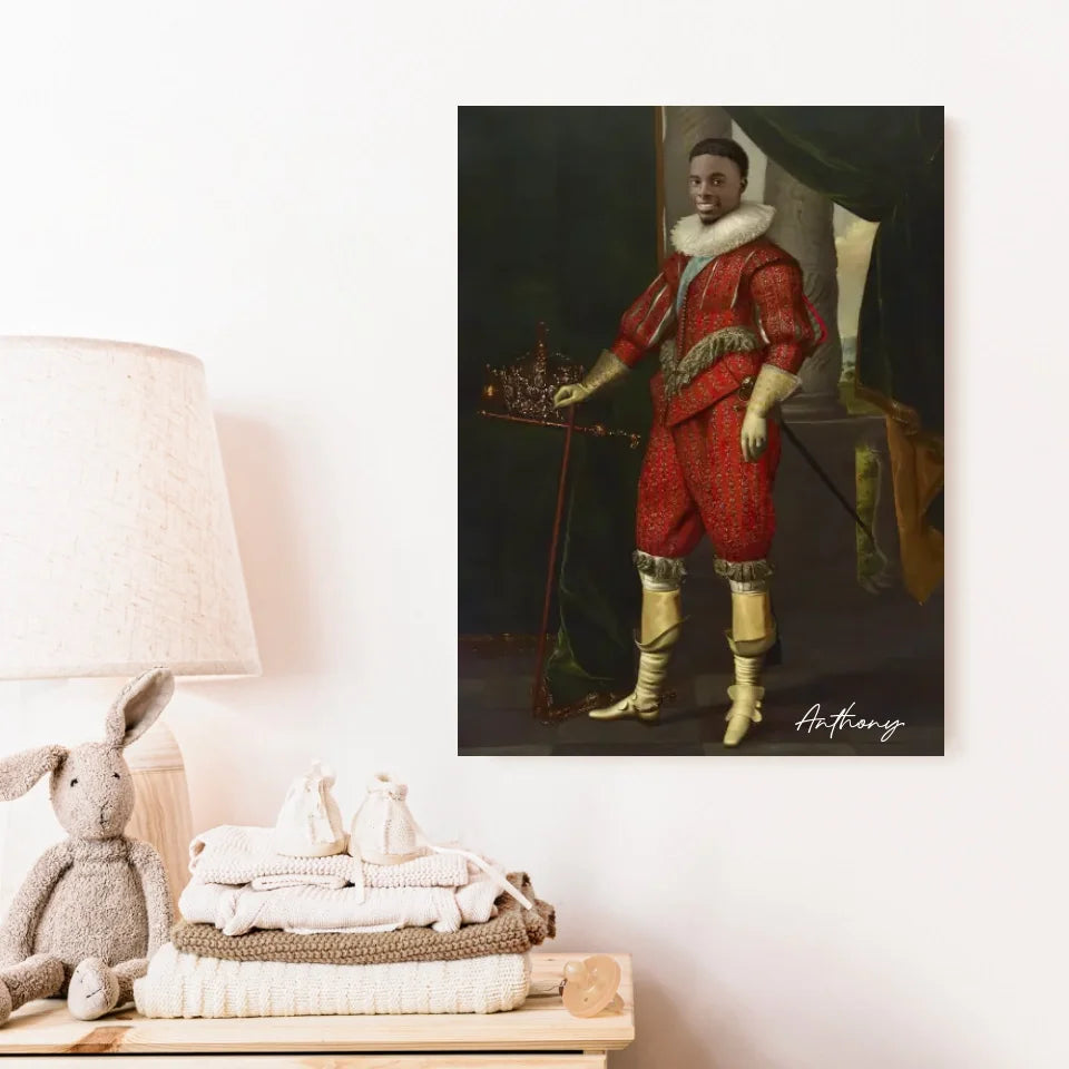 Tableau Homme Portrait Personnalisé Charles Ier roi d'Angleterre