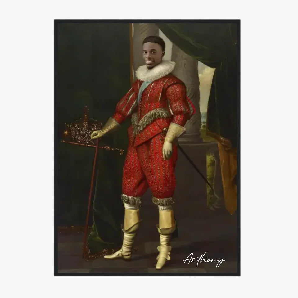 Tableau Homme Portrait Personnalisé Charles Ier roi d'Angleterre