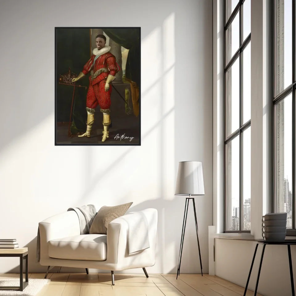 Tableau Homme Portrait Personnalisé Charles Ier roi d'Angleterre