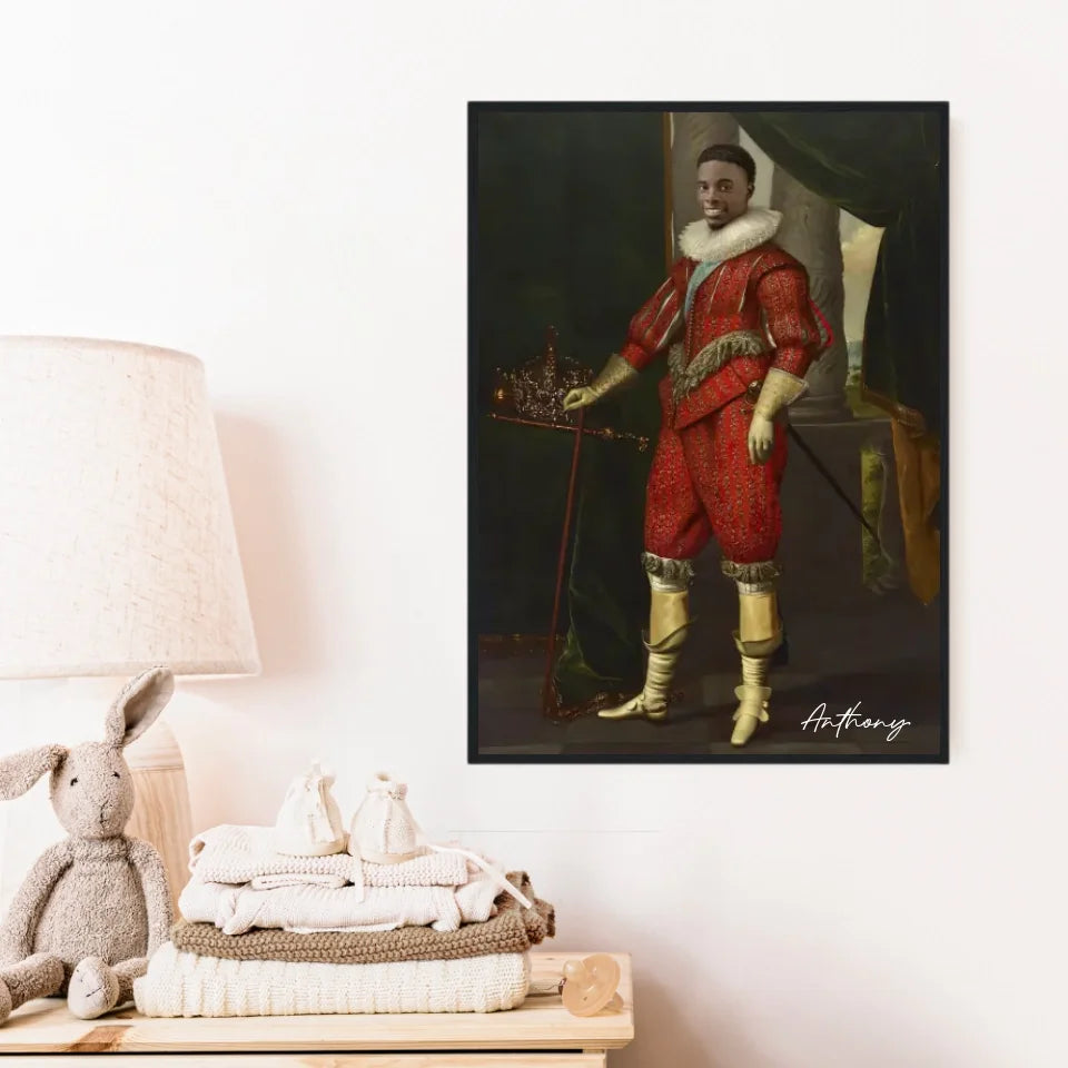 Tableau Homme Portrait Personnalisé Charles Ier roi d'Angleterre