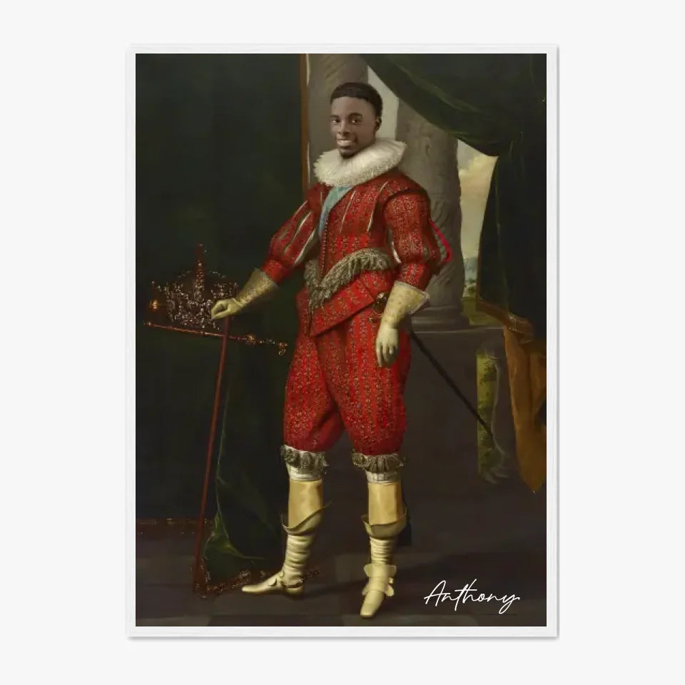 Tableau Homme Portrait Personnalisé Charles Ier roi d'Angleterre