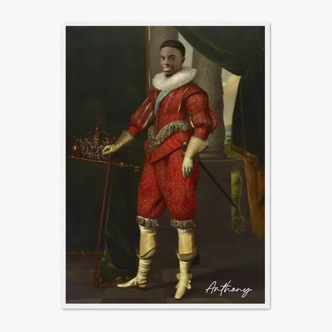 Tableau Homme Portrait Personnalisé Charles Ier roi d'Angleterre