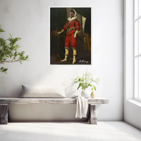 Tableau Homme Portrait Personnalisé Charles Ier roi d'Angleterre