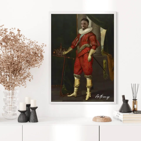 Tableau Homme Portrait Personnalisé Charles Ier roi d'Angleterre