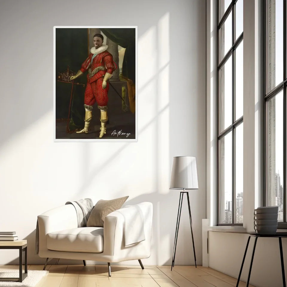 Tableau Homme Portrait Personnalisé Charles Ier roi d'Angleterre
