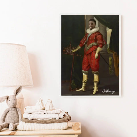 Tableau Homme Portrait Personnalisé Charles Ier roi d'Angleterre