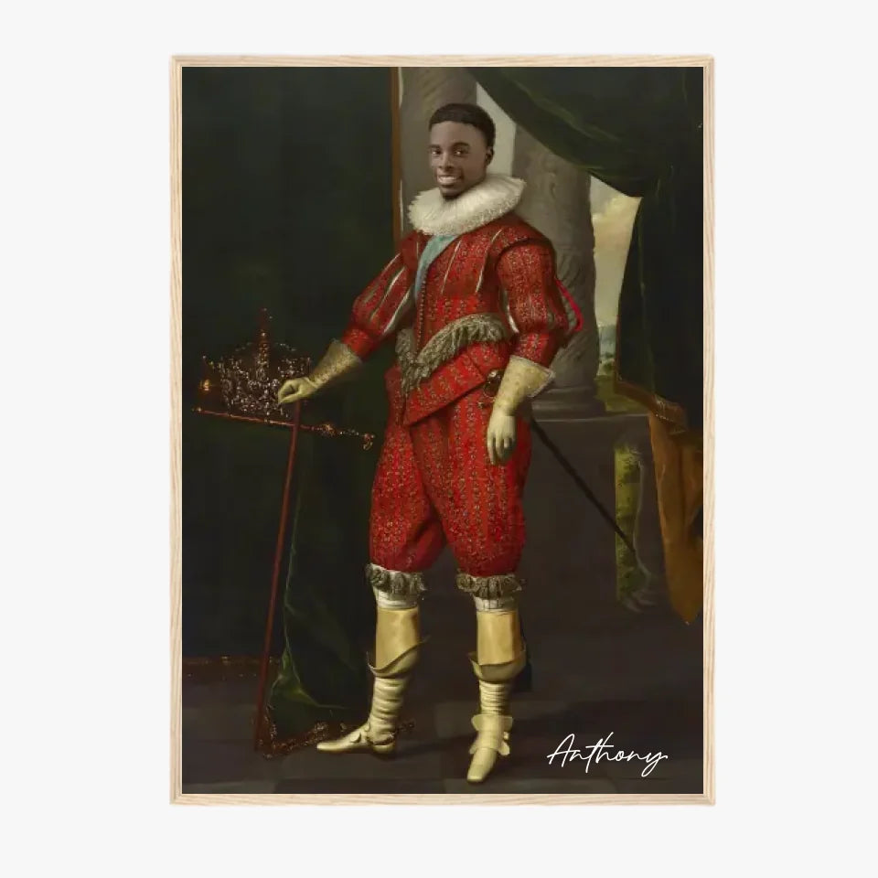 Tableau Homme Portrait Personnalisé Charles Ier roi d'Angleterre