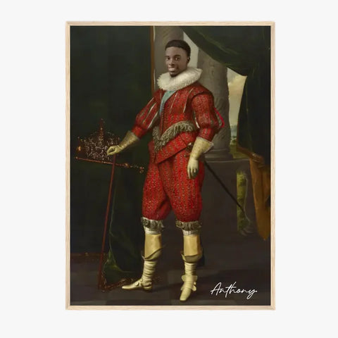Tableau Homme Portrait Personnalisé Charles Ier roi d'Angleterre