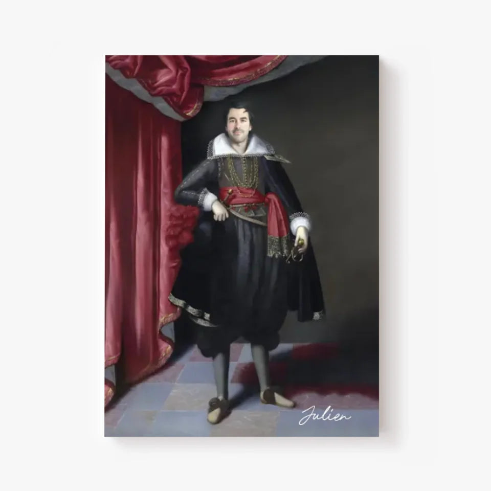 Tableau Homme Portrait Personnalisé Robert Rich 2e comte de Warwick