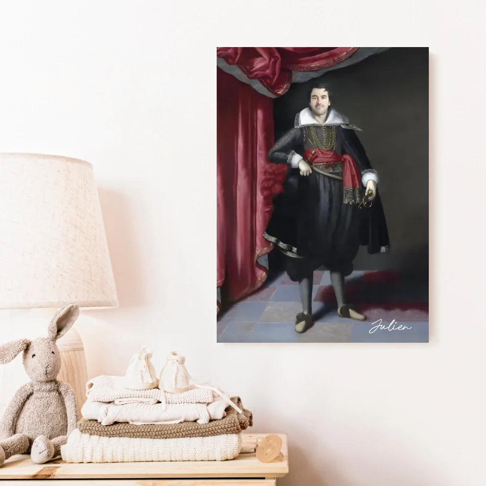 Tableau Homme Portrait Personnalisé Robert Rich 2e comte de Warwick