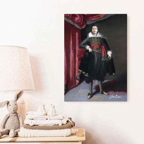 Tableau Homme Portrait Personnalisé Robert Rich 2e comte de Warwick