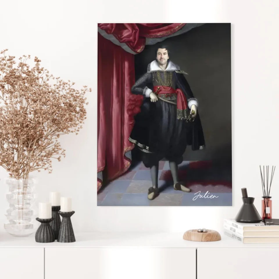Tableau Homme Portrait Personnalisé Robert Rich 2e comte de Warwick