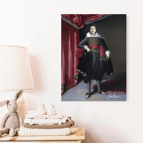 Tableau Homme Portrait Personnalisé Robert Rich 2e comte de Warwick