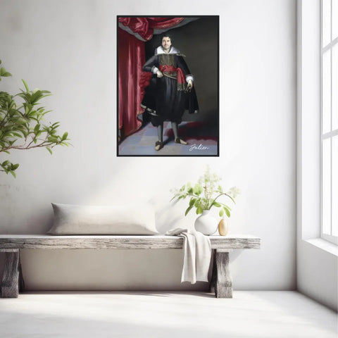 Tableau Homme Portrait Personnalisé Robert Rich 2e comte de Warwick
