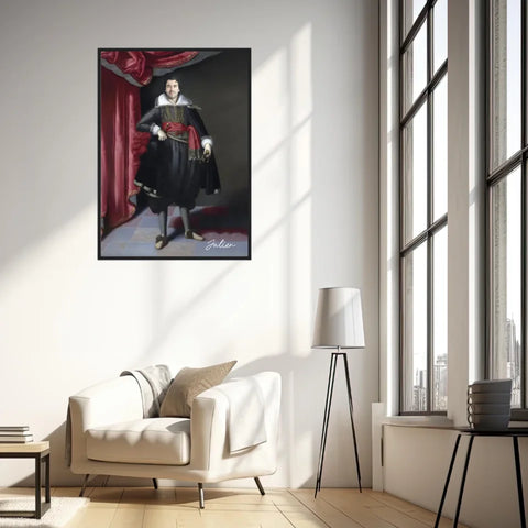 Tableau Homme Portrait Personnalisé Robert Rich 2e comte de Warwick