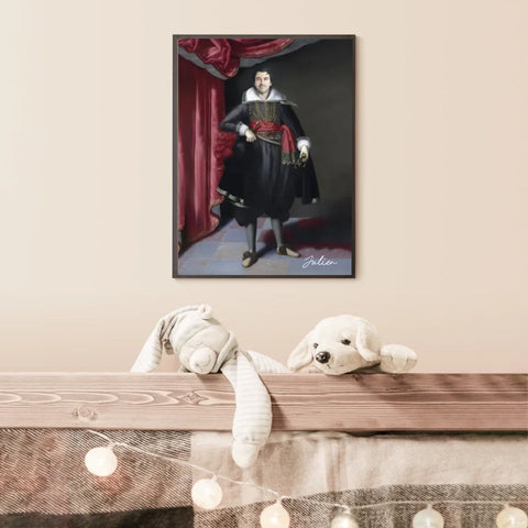 Tableau Homme Portrait Personnalisé Robert Rich 2e comte de Warwick
