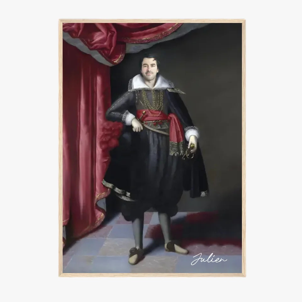 Tableau Homme Portrait Personnalisé Robert Rich 2e comte de Warwick