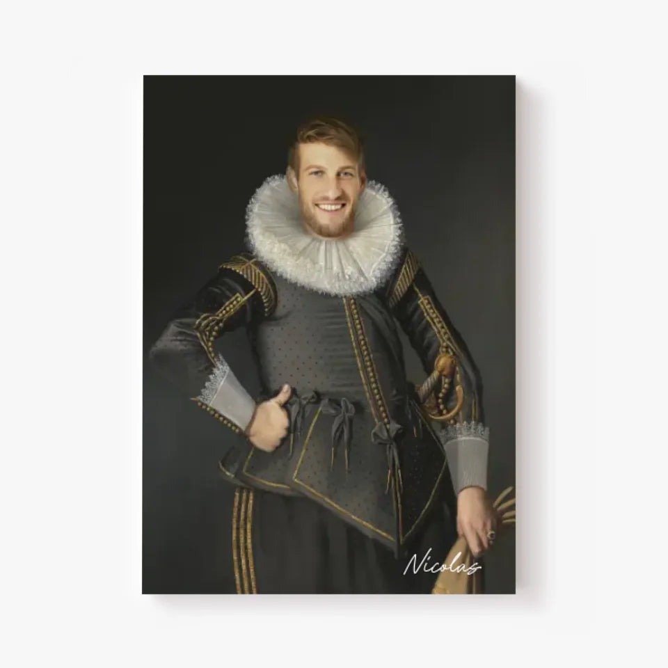 Tableau Homme Portrait Personnalisé Wybrand de Geest