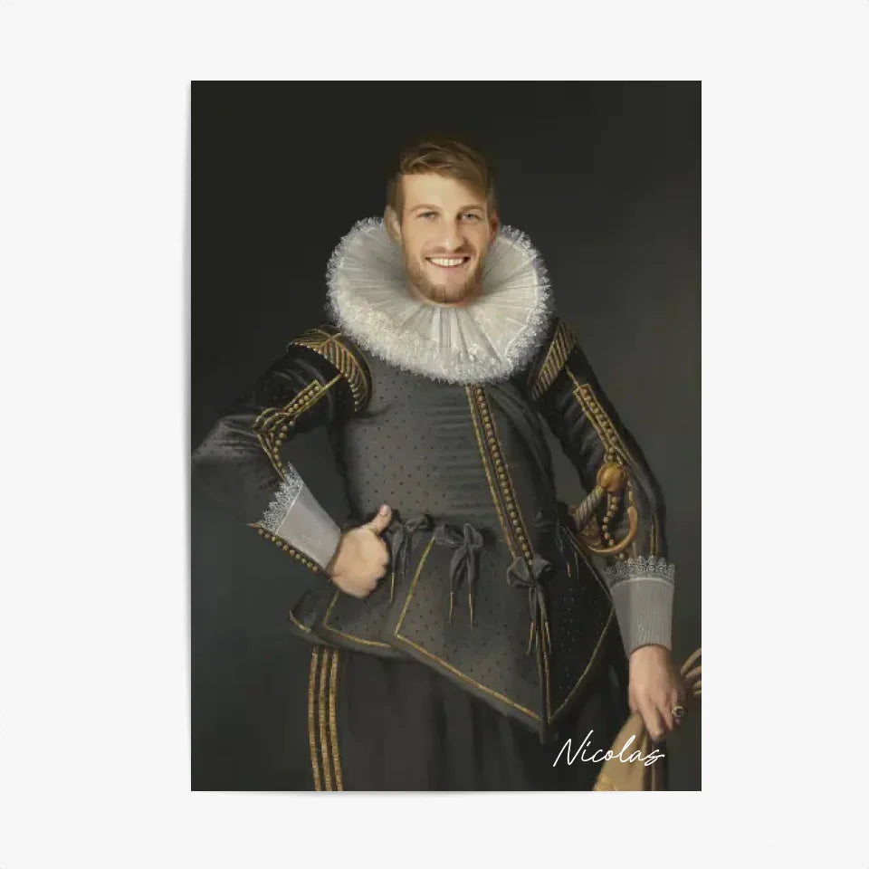 Tableau Homme Portrait Personnalisé Wybrand de Geest