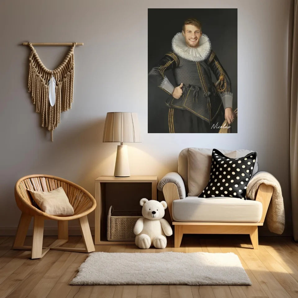 Tableau Homme Portrait Personnalisé Wybrand de Geest