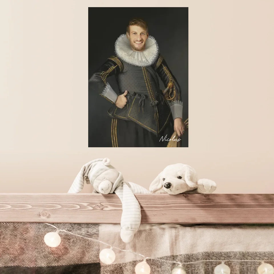 Tableau Homme Portrait Personnalisé Wybrand de Geest
