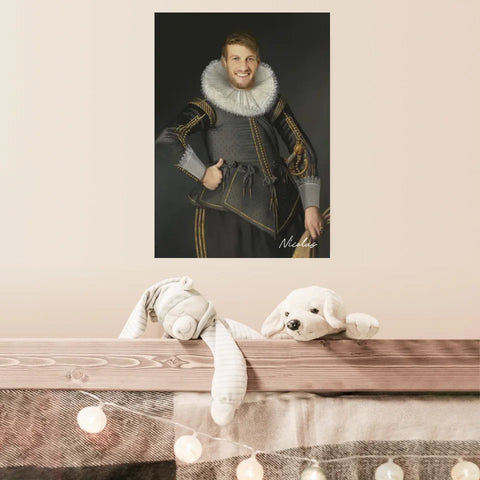Tableau Homme Portrait Personnalisé Wybrand de Geest