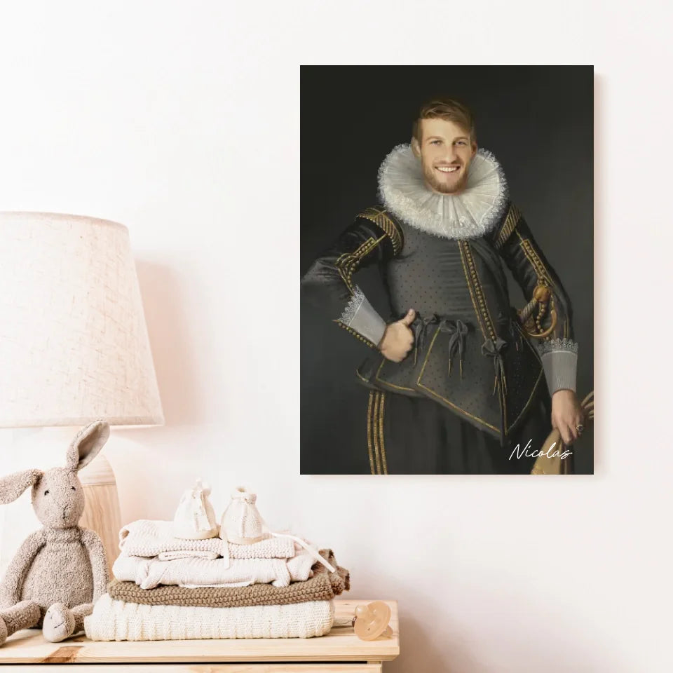 Tableau Homme Portrait Personnalisé Wybrand de Geest