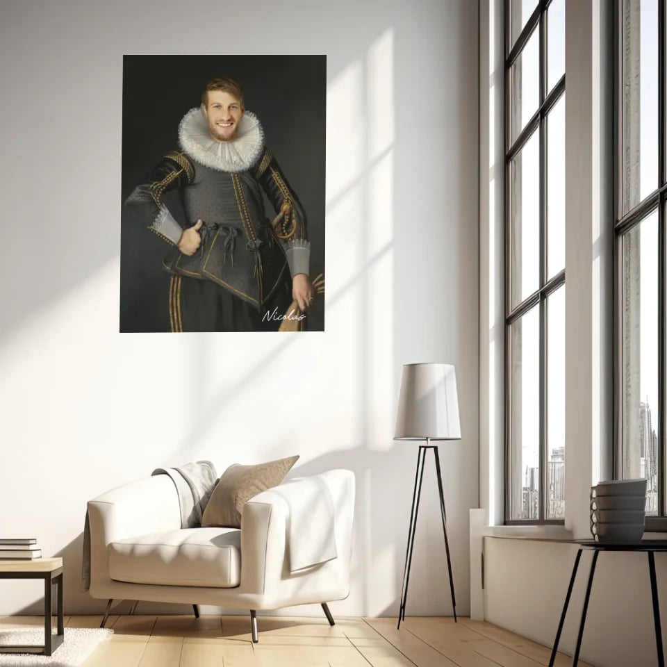 Tableau Homme Portrait Personnalisé Wybrand de Geest