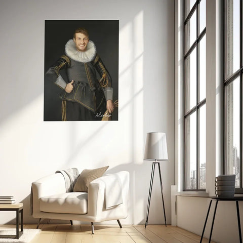 Tableau Homme Portrait Personnalisé Wybrand de Geest
